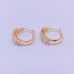 Ross-Simons 18K Gold Opal Diamond Hoop Earrings