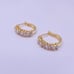 Ross-Simons 18K Gold Opal Diamond Hoop Earrings