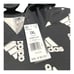 Adidas Hoodie All Over Print Fleece XL Black Pullover Sweatshirt NEW 65 MSRP