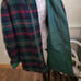 Vintage Pendleton Men's SZ XL/XXL Reversible Wool plaid green Jacket Zip Front