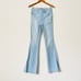Spanx SMALL Pullon Flare Jeans in Retro Light Wash