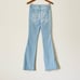 Spanx SMALL Pullon Flare Jeans in Retro Light Wash