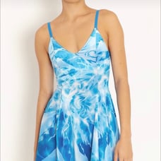 Azula Avatar velevt strapping dress