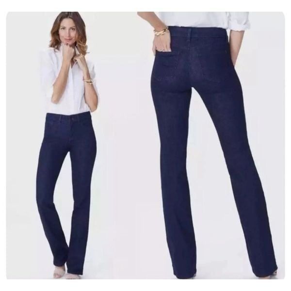 NYDJ Sheri Slim Blue Jeans Women's Size 16WP Lift x Tuck Tech Color Rinse NWT.