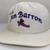 Vintage 90s Vote Jim Barron SnapBack Hat White UAW PROUD Political Cap Elect USA