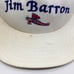 Vintage 90s Vote Jim Barron SnapBack Hat White UAW PROUD Political Cap Elect USA