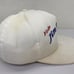 Vintage 90s Vote Jim Barron SnapBack Hat White UAW PROUD Political Cap Elect USA