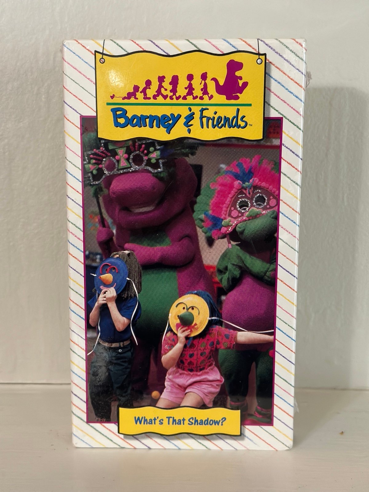 Barney & Friends What's That Shadow?VHS 1992 RARE VINTAGE NEW SEALED