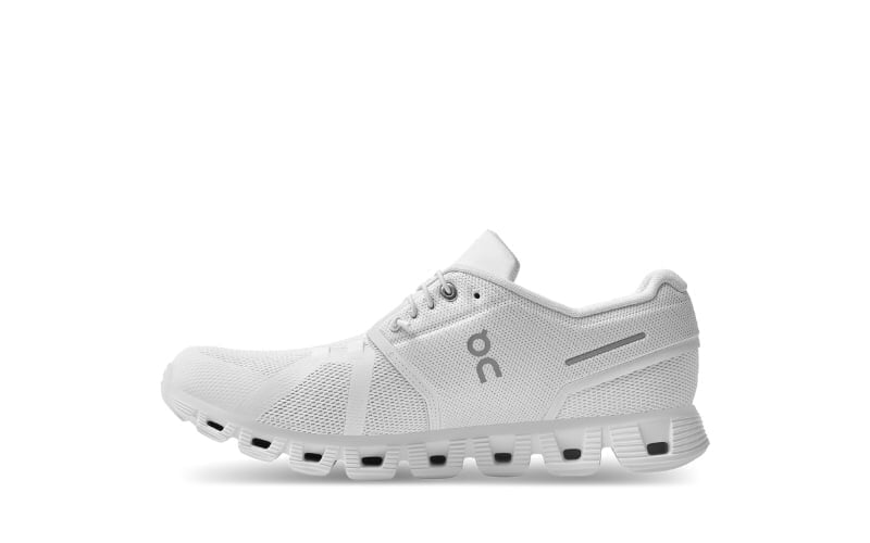 On Women's Cloud 5 Sneakers On Running Cloud 5 All White Size 7.5 Shoes