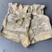 Retrofête Jo Belted Sequined Camouflage-Print Cotton Shorts