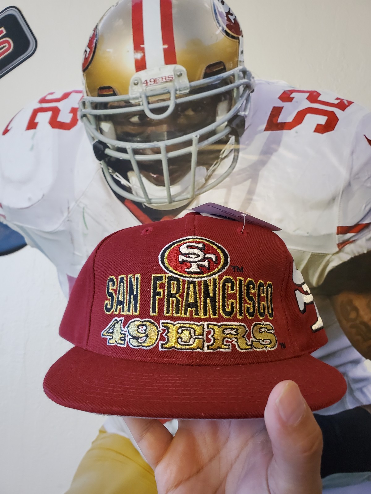 San Francisco 49ers vintage hat snapback cap wool vtg drew pearson