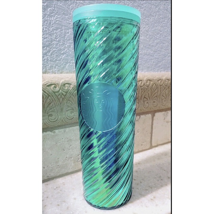 NEW Starbucks Winter 2022 Release Textured 16 oz Cold Drink Tumbler Pine Green