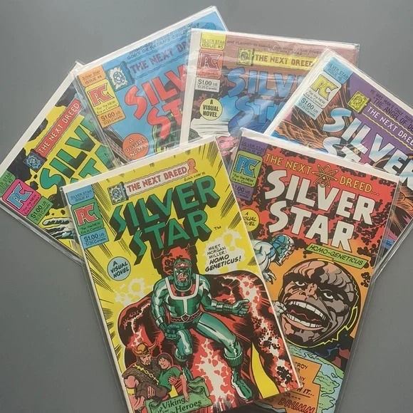 (C18) Silver Star complete set Issues 1-6 Jack Kirby Pacific Comics 1983