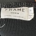 FRAME Denim Cutout Long Sleeve Metallic Knit Top Black Pullover Sweater Size S
