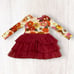 Posh peanut Della tulle dress 2T