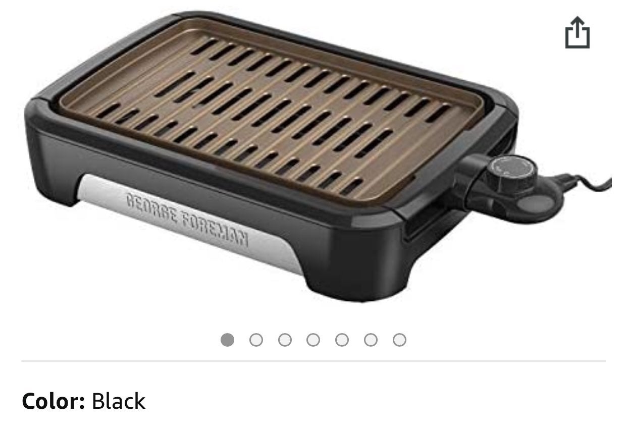 George Foreman GFS0090SB Smokeless Grill