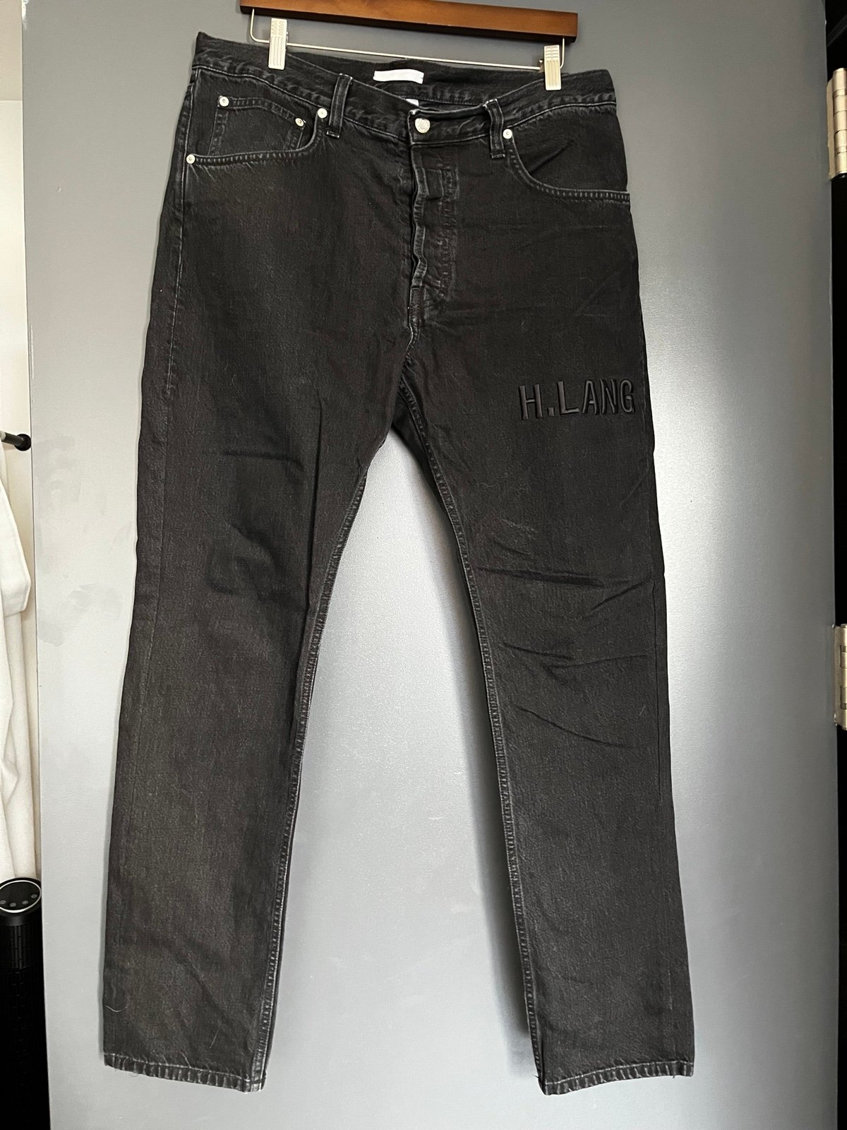Helmut Lang Black Denim Jeans