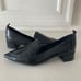 NWOT Jeffery Campbell Free People Pointed Toe Black Crocodile Leather Loafers 8