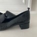 NWOT Jeffery Campbell Free People Pointed Toe Black Crocodile Leather Loafers 8