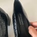 NWOT Jeffery Campbell Free People Pointed Toe Black Crocodile Leather Loafers 8