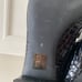 NWOT Jeffery Campbell Free People Pointed Toe Black Crocodile Leather Loafers 8