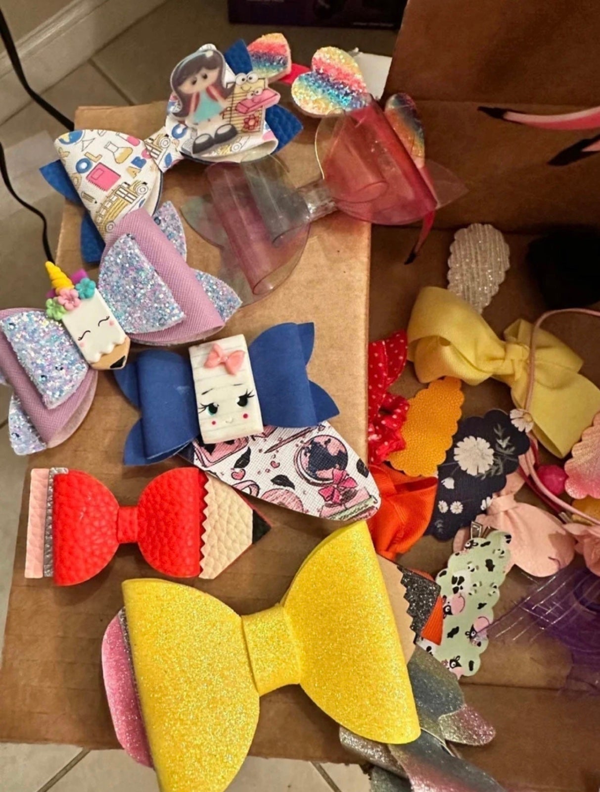 Boutique Back To School Bows/Clips