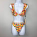 NEW NANETTE LEPORE Tutti Frutti Heartbreaker Swim Bikini Size 10