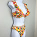 NEW NANETTE LEPORE Tutti Frutti Heartbreaker Swim Bikini Size 10