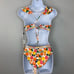 NEW NANETTE LEPORE Tutti Frutti Heartbreaker Swim Bikini Size 10