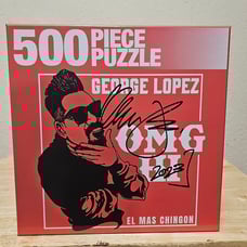 George Lopez Autographed OMG Hi Puzzle