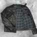 United Colors of Benetton Mens PU Leather Biker Jacket Black Size 50 (Medium)