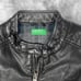 United Colors of Benetton Mens PU Leather Biker Jacket Black Size 50 (Medium)