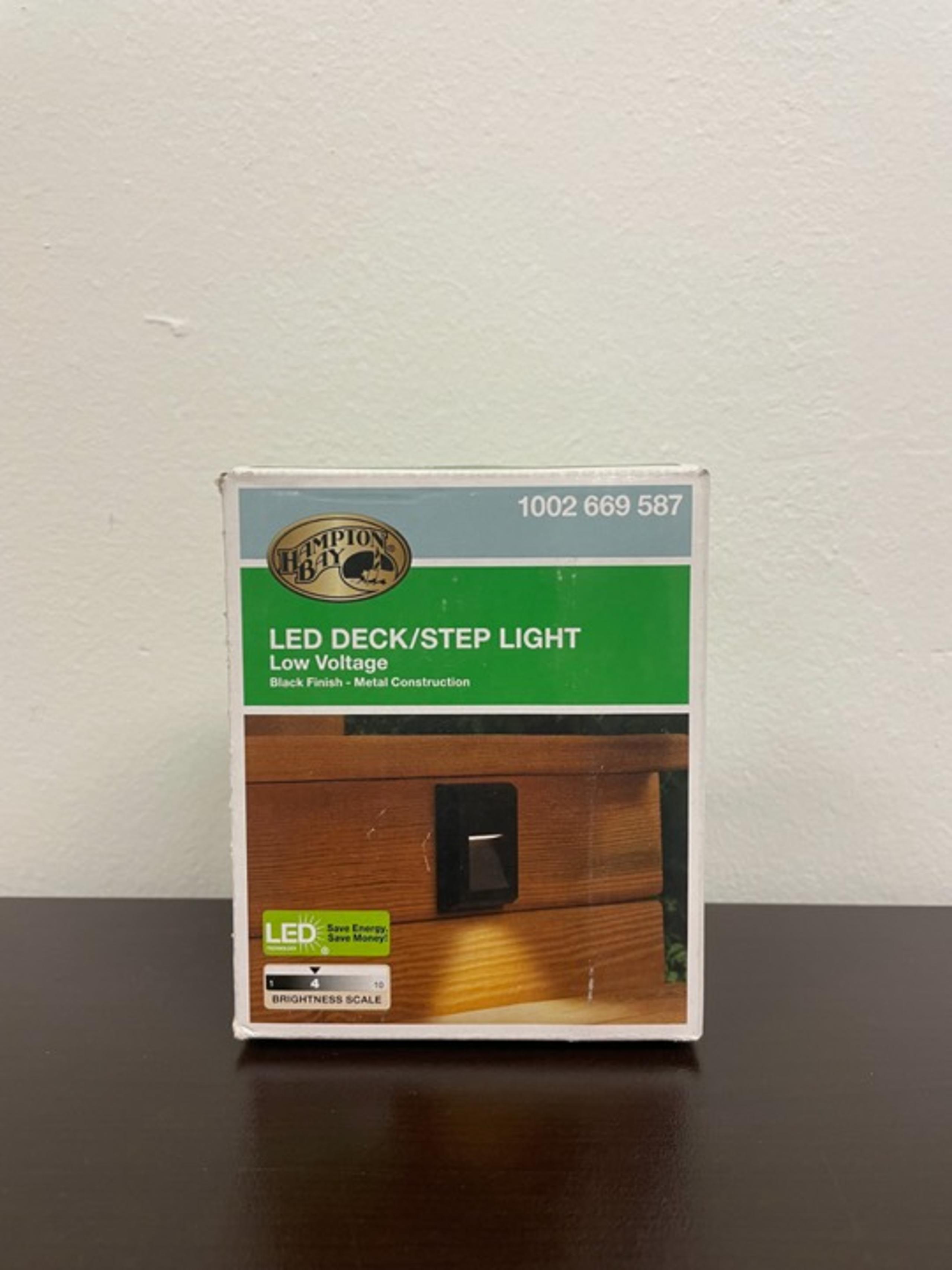 Hampton Bay 10-Watt Black Outdoor Integrated LED Landscape Path Light