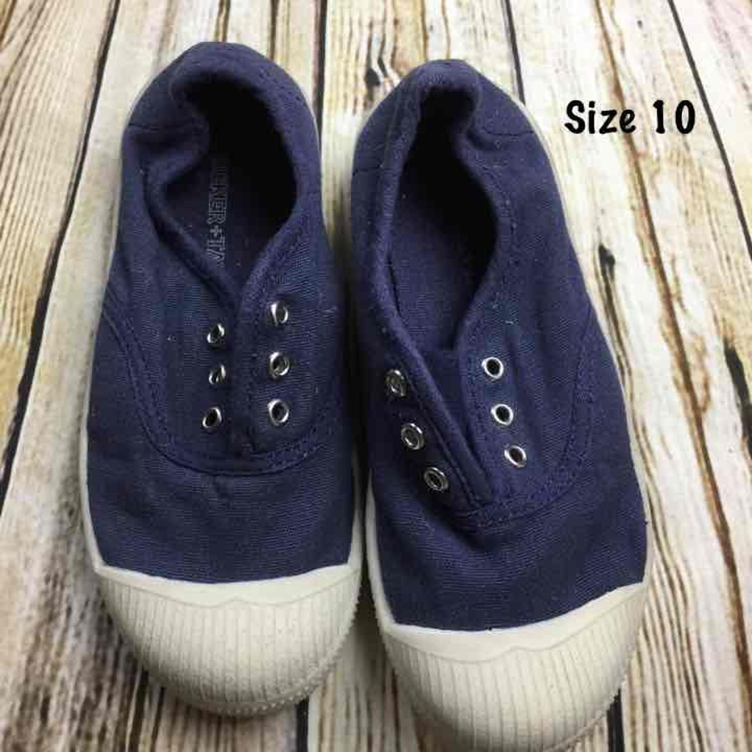 Tucker+Tate Navy Slip-Ons size 10