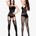 2 set 4 pcs fishnet bodysuits