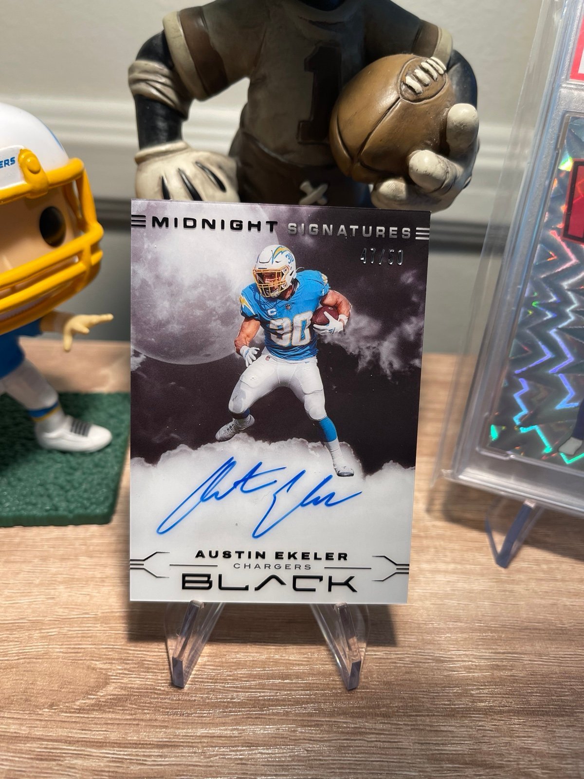 2022 Austin Ekeler Black Midnight Signatures /50