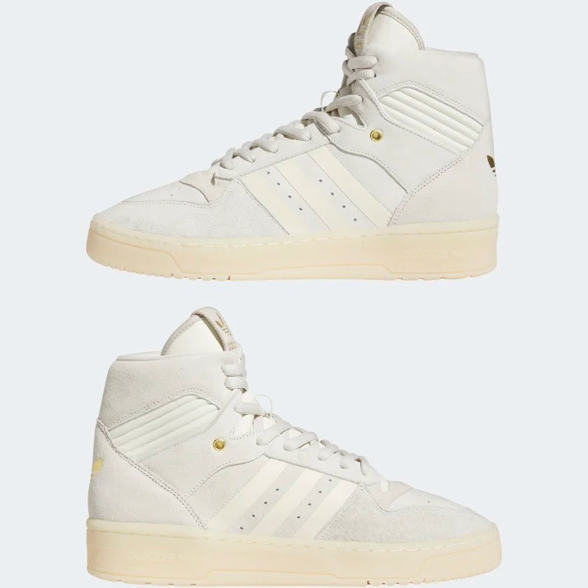 Men’s adidas Original Rivalry High Shoes Off White / Cream White Size 9.5