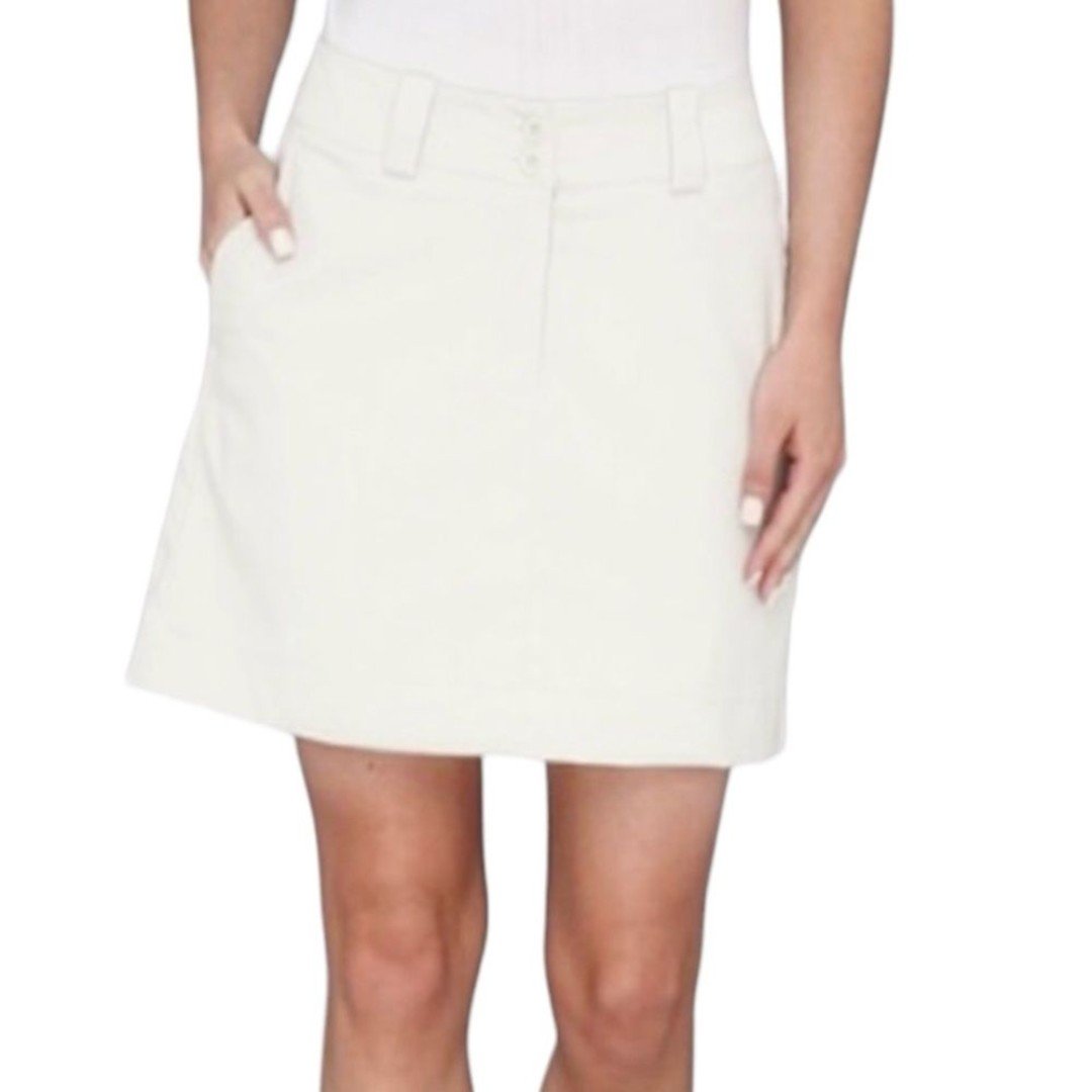 Nike Golf Tour Performance Dri-Fit White Tennis Skort