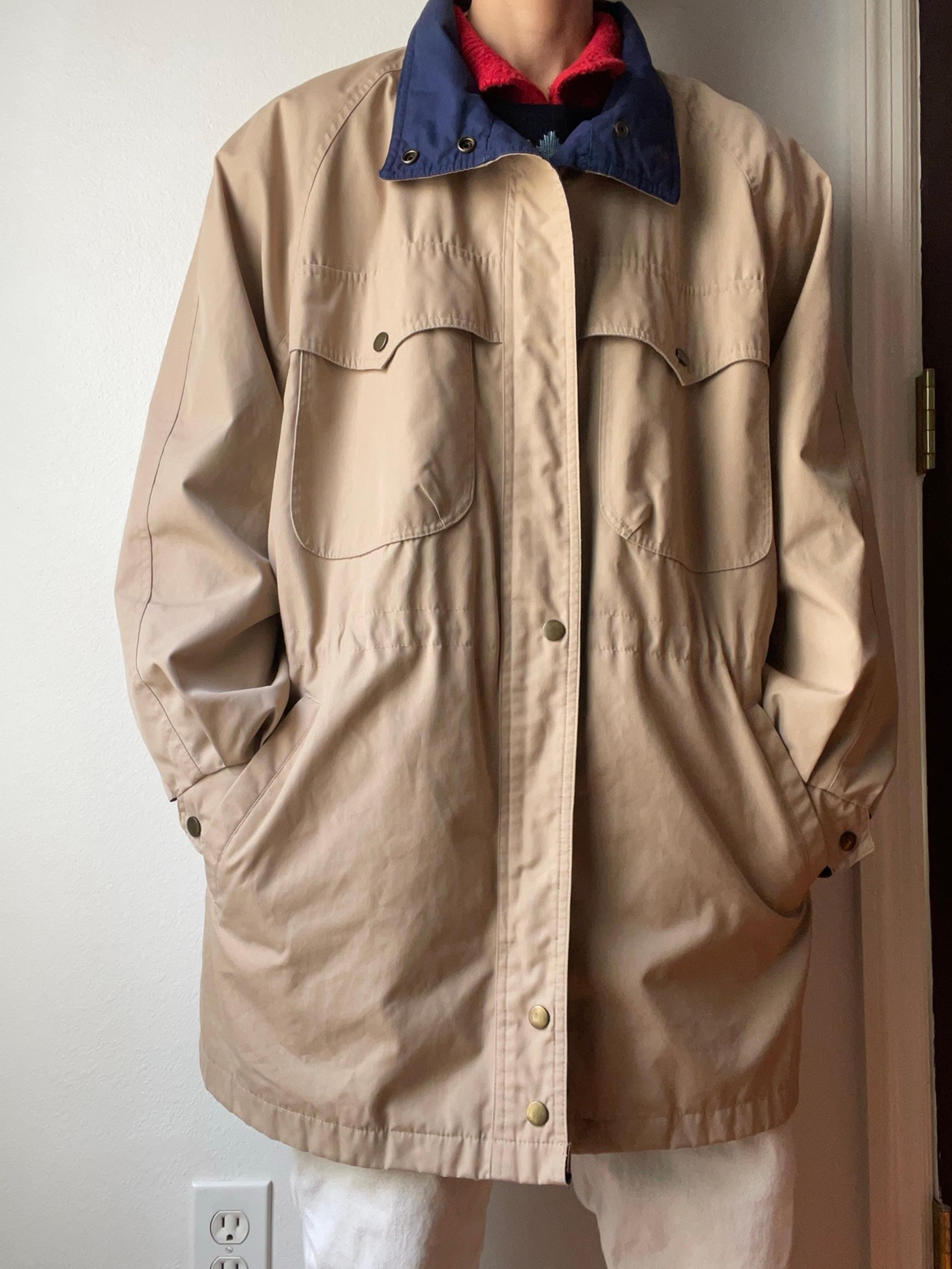 London fog khaki coat