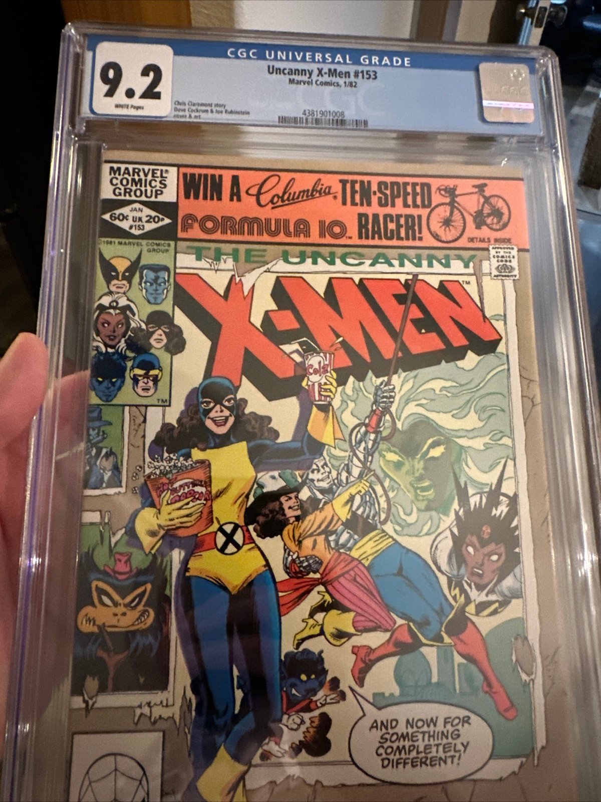Uncanny X Men 153 Cgc 9.4 White Pages Marvel Copper Age