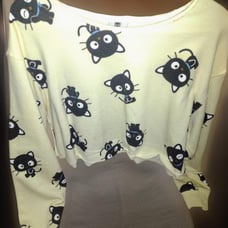 Chococat by Sanrio/Bioworld Soft Oversized Thick Altered Sweatshirt sz XL