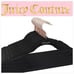 Juicy Couture Home 35PK Velour Notched Shoulder Space Saving Hangers- Grey