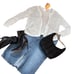 Lucky Brand Midi Denim Skirt