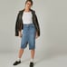 Lucky Brand Midi Denim Skirt