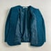 Vintage Suit, Ceremony, No Collar, Tweed, Bubble Suit, Gold Buttons