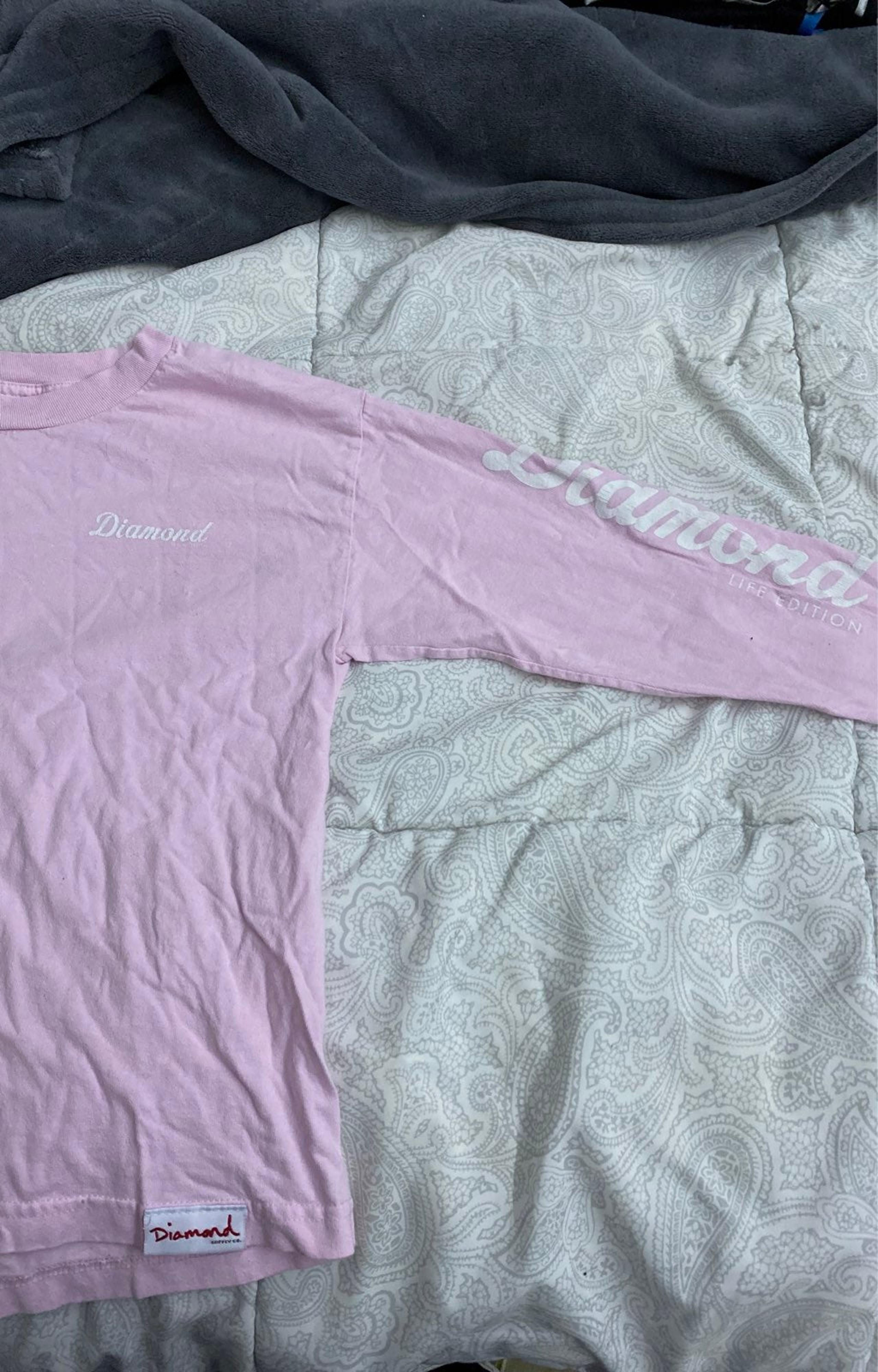 Diamond pink long sleeve