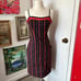 betsey johnson new york black and red lace bodycon dress rare