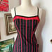 betsey johnson new york black and red lace bodycon dress rare