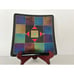 Barrett Studios Fused Art Glass Plate Artist Signed by Sharron Barrett 2006