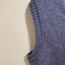 The Moors Blue Sweater Vest Mens Large Pure 100% Shetland Wool V-Neck Lord Jeff